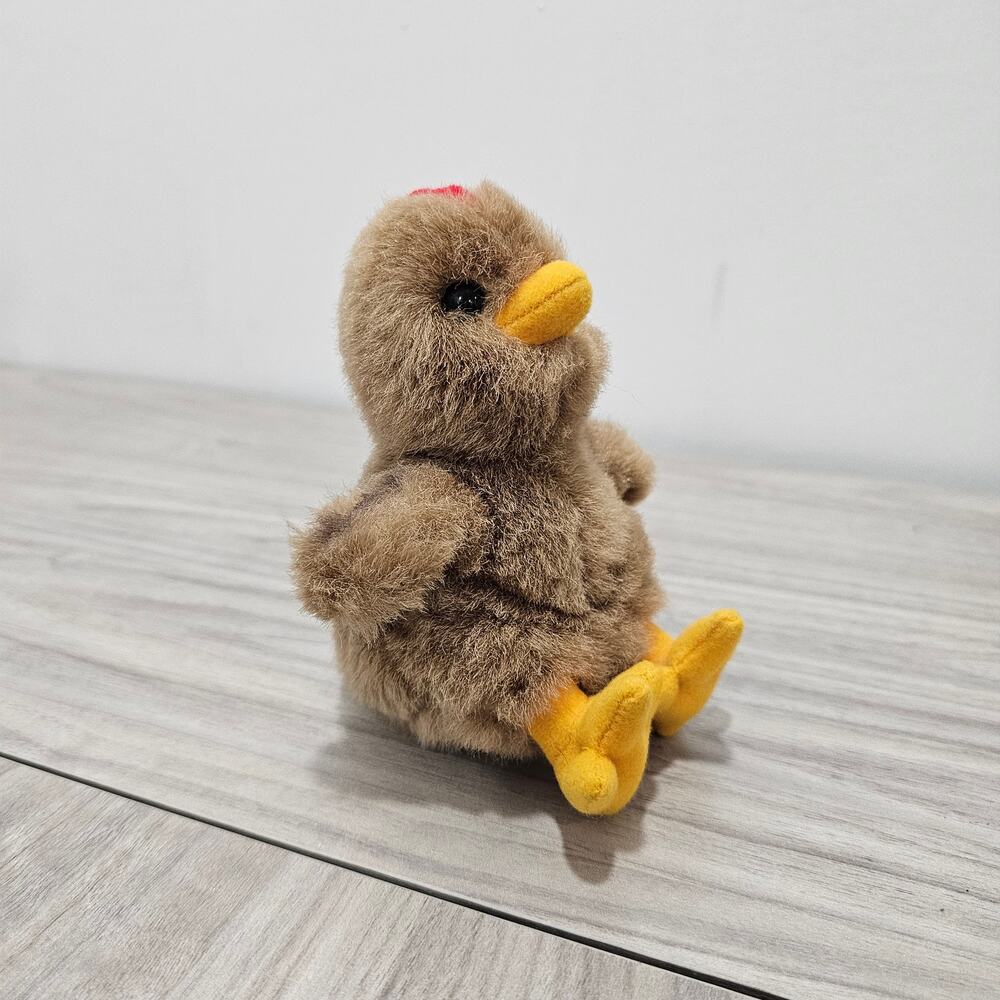Gund Chicken Chick Rooster Hen Plush Brown Small 5" Easter Farm